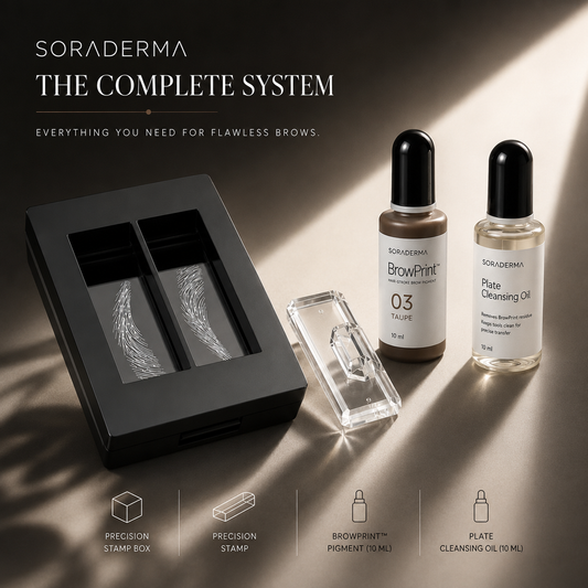 Stampo per sopracciglia effetto pelo BrowPrint™ per sopracciglia sottili e rade