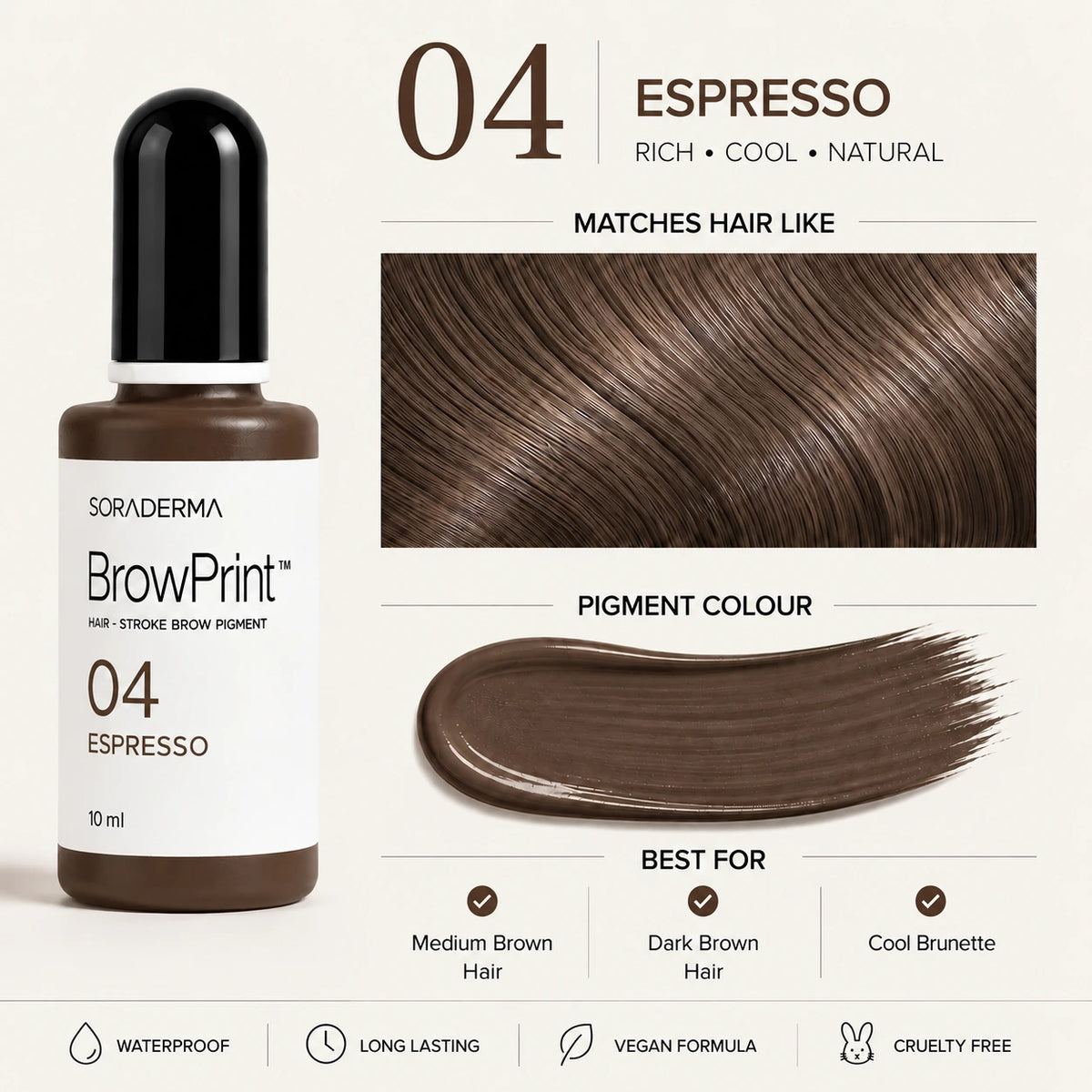 BrowPrint 04 espresso pigment and hair colour guide