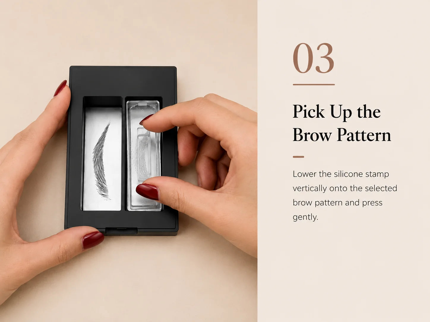 Step 03: Pick Up the Pattern